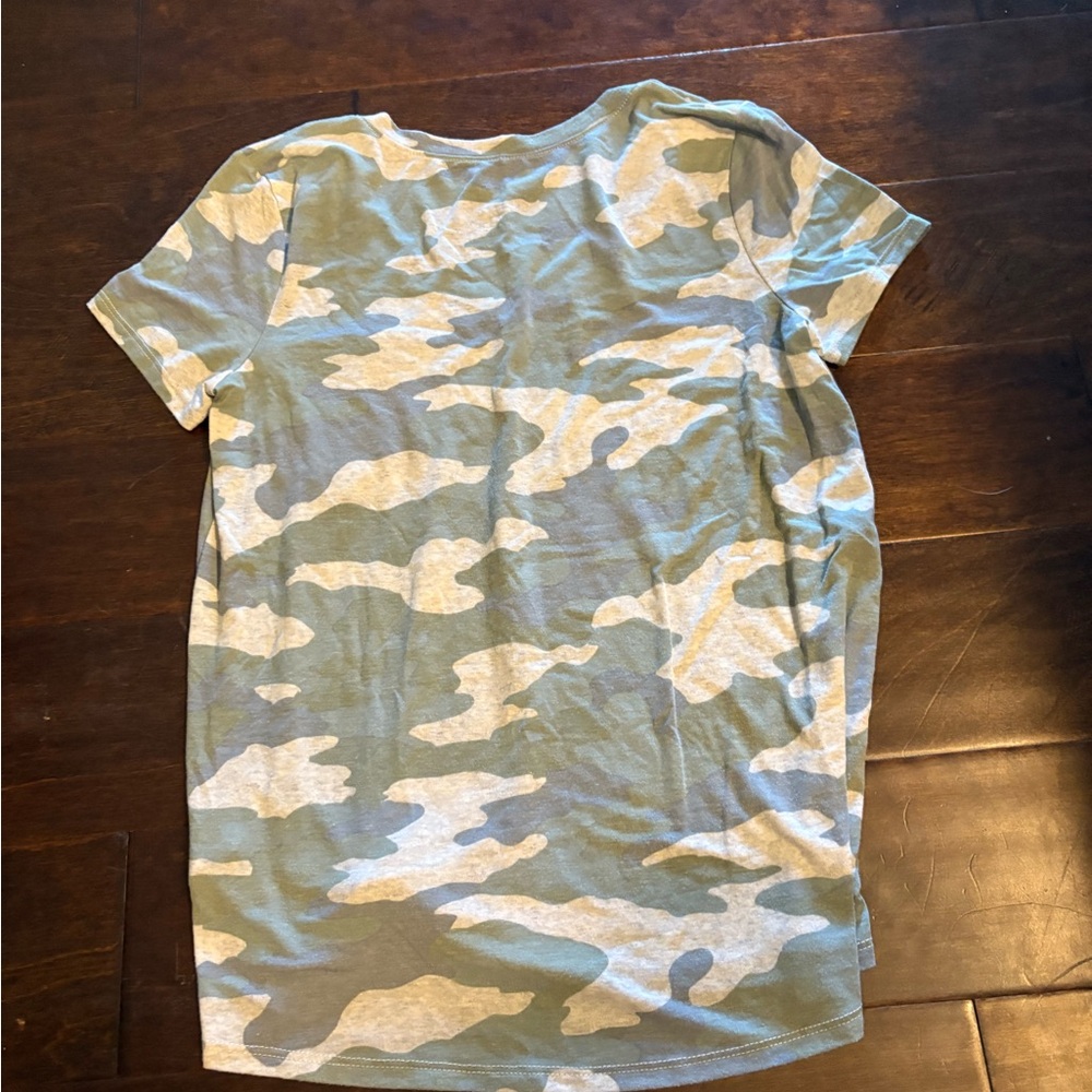 Camo Print T-Shirt